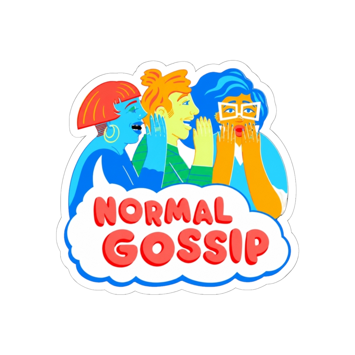 Normal Gossip 2 Sticker